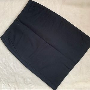 Jil Sander Pencil Skirt Size 6 Midnight Navy with diamond texture High Waisted